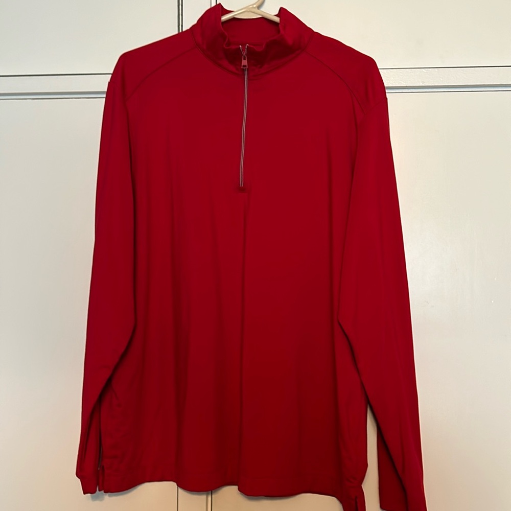 Men’s XL Red 1/4 Zip Pullover